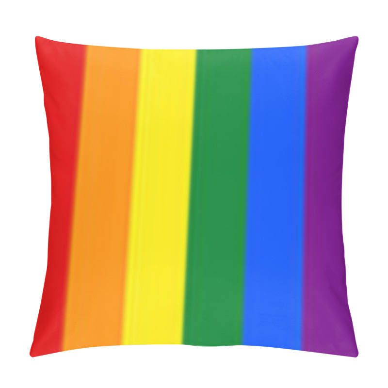 Personality  Ribbon Rainbow Flag LGBT Movement Pillow Covers