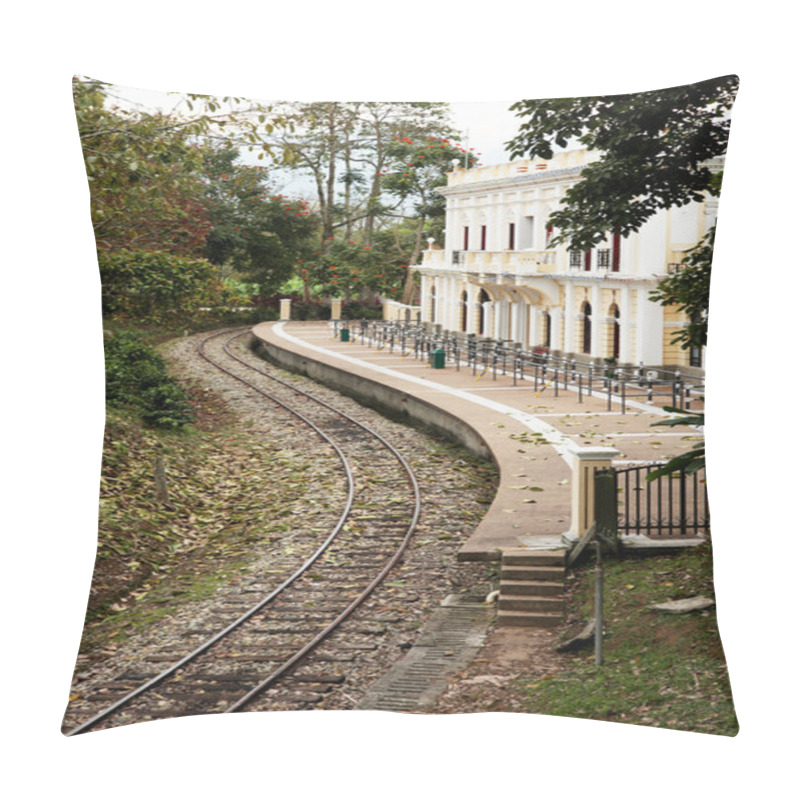 Personality  Train Station Pillow Covers