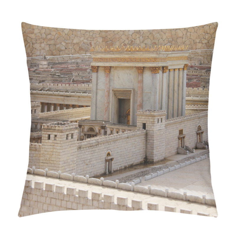 Personality  Second Temple. Ancient Jerusalem. Pillow Covers