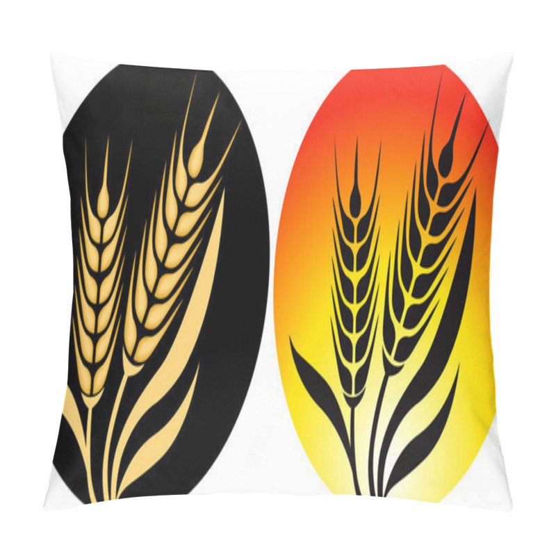 Personality  Wheat Logo Pillow Covers