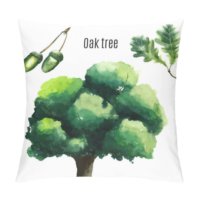 Personality  Oak Tree. Pillow Covers