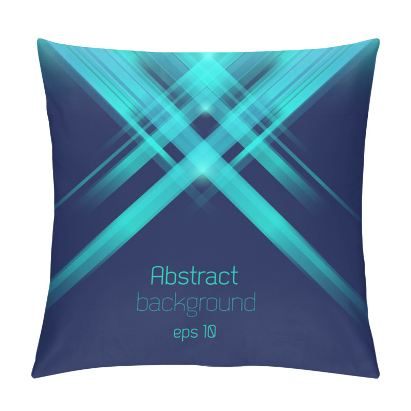 Personality  Abstract Bacground With Rays Pillow Covers