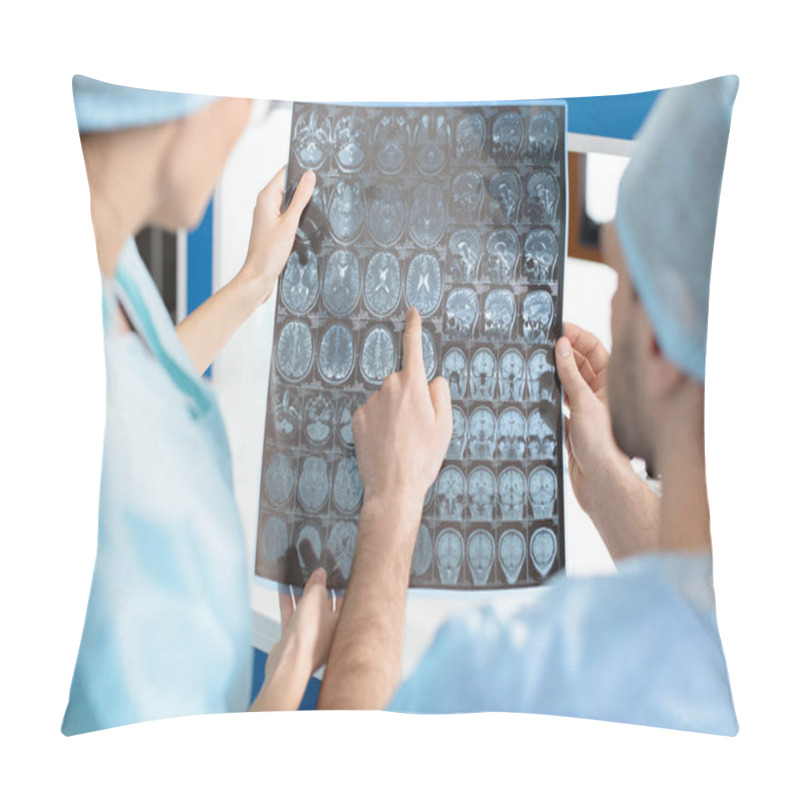 Personality  Surgeons Examining X-ray Image Pillow Covers