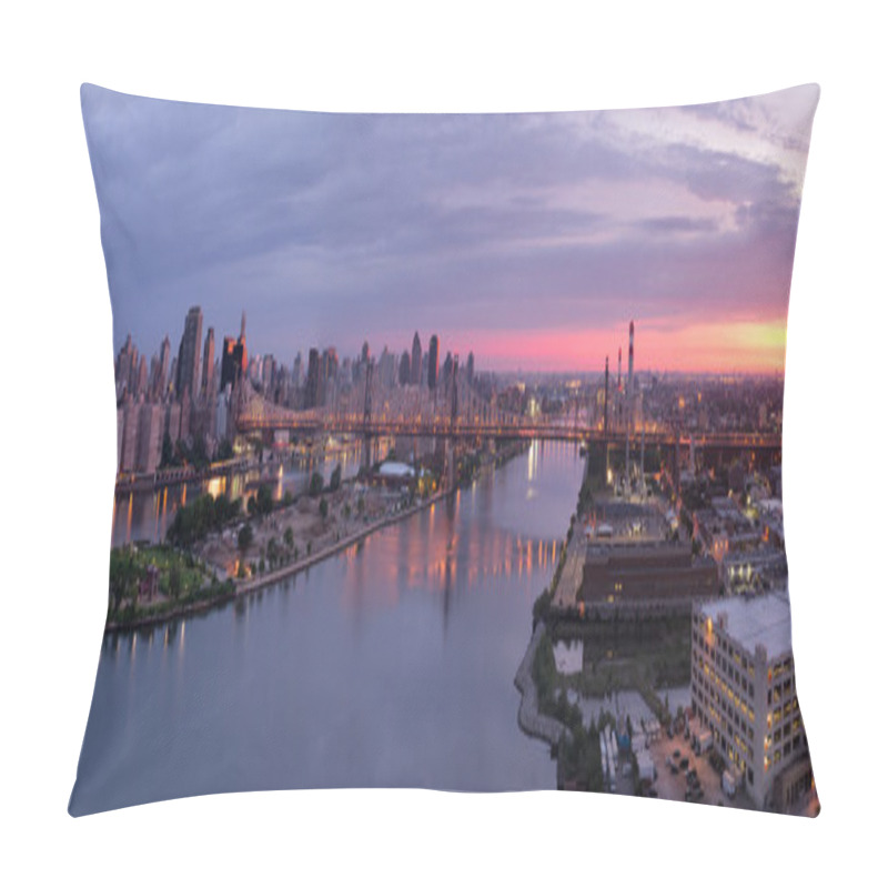 Personality  New York City At Sunrise Pillow Covers