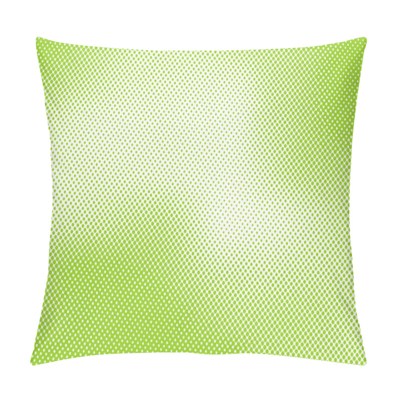 Personality  Abstract Bright Green Pop Art Retro Background With Halftone Com Pillow Covers