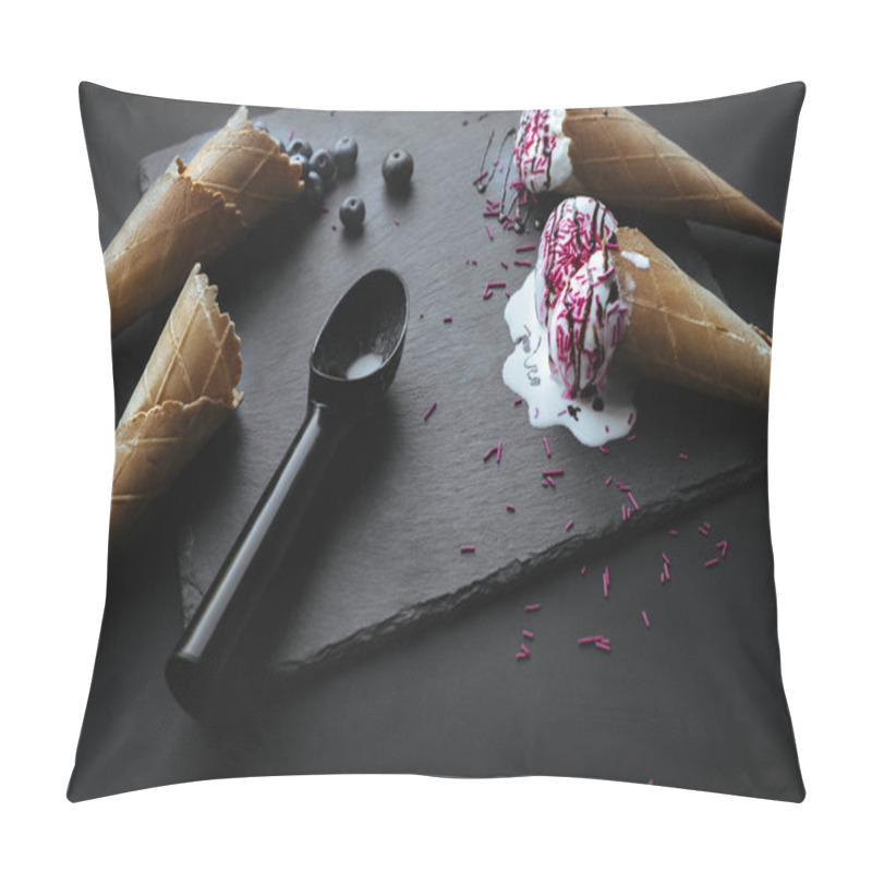 Personality  Ice Cream With Sugar Spreading  Pillow Covers