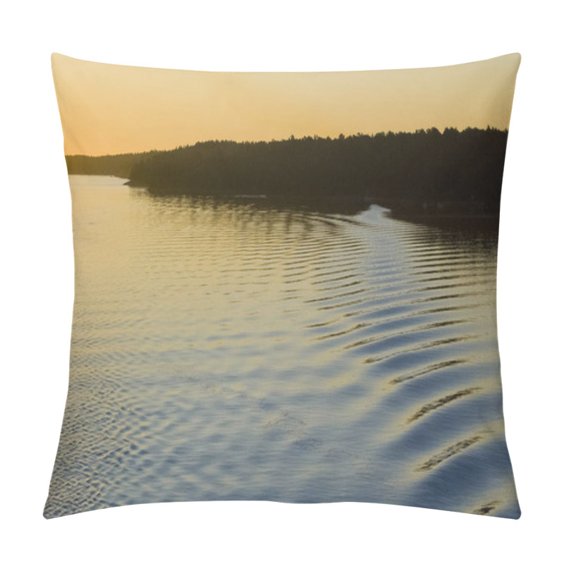 Personality  Body Of Water At Sunrise With Orange Sky Pillow Covers