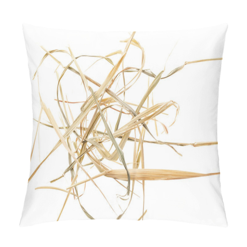 Personality  Hay On White Background Pillow Covers