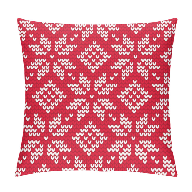 Personality  Christmas Knitted Seamless Pattern Pillow Covers