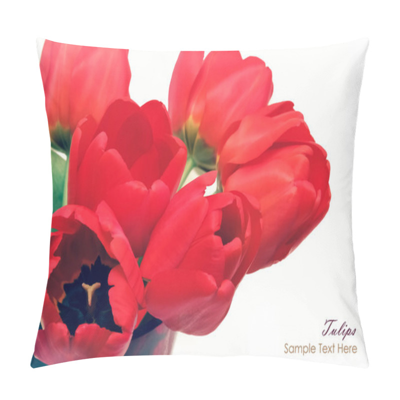 Personality  Tulips Bouquet Pillow Covers