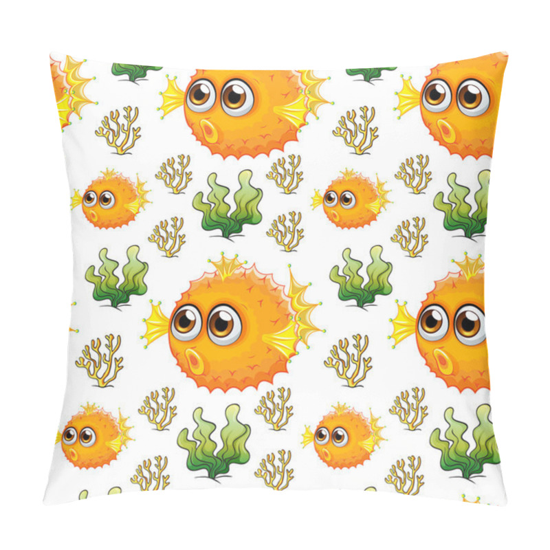 Personality  Seamless Fish Pillow Covers