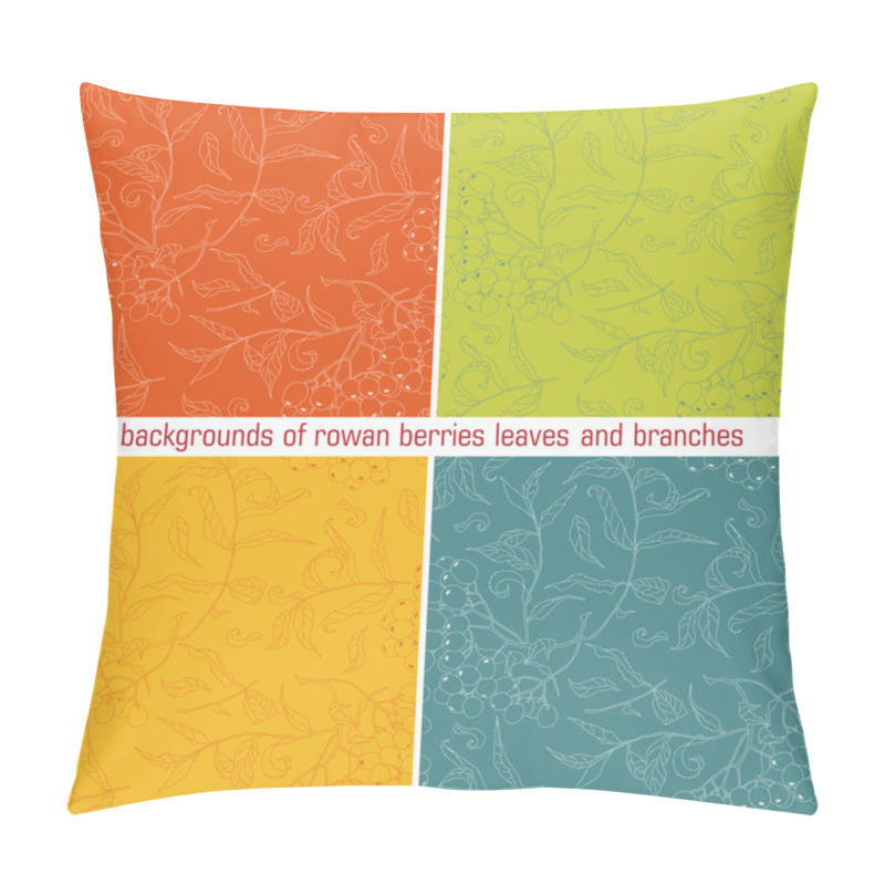 Personality  Seamless Pattern Rowan Vector Pillow Covers