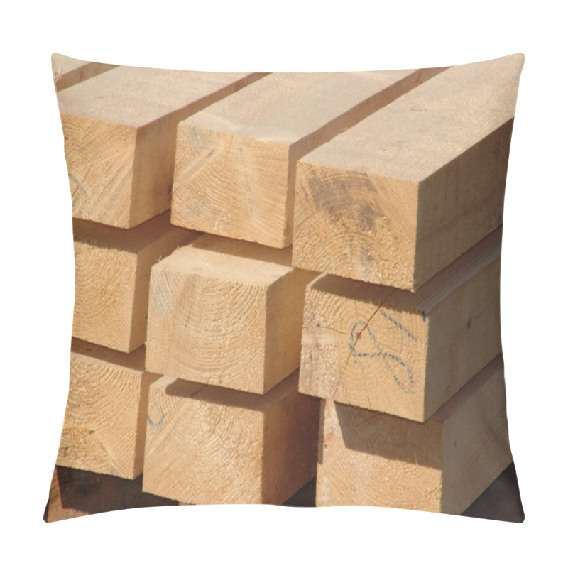 Personality  Stack Of Wood Boxes For Background Pillow Covers