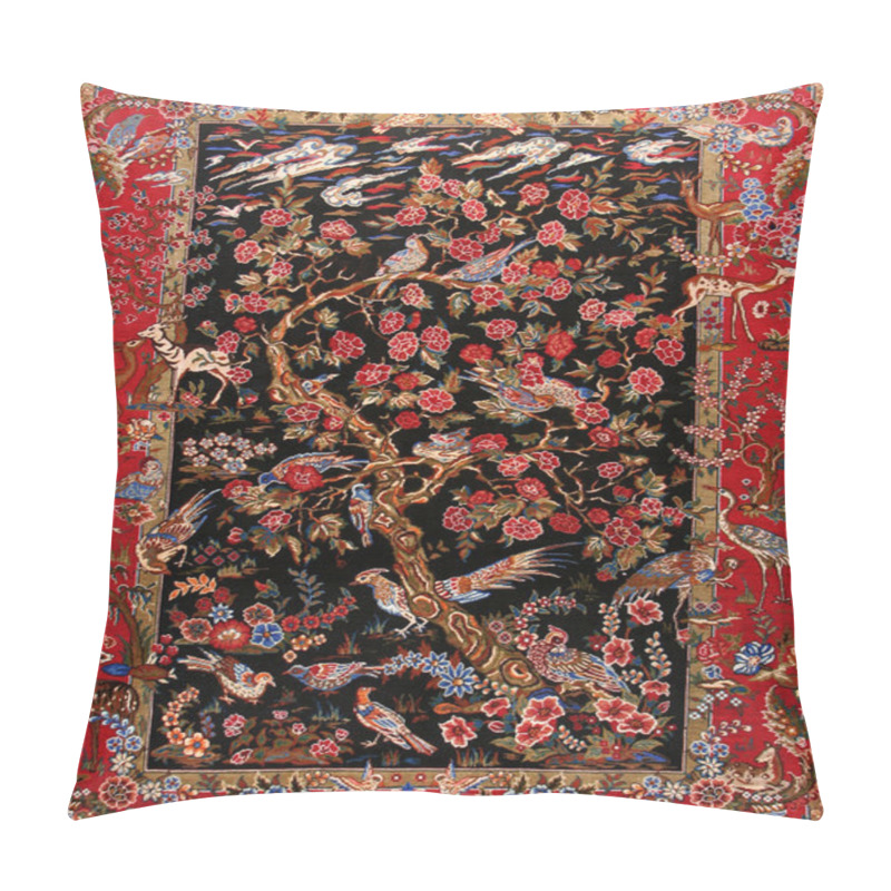 Personality  Background Turkish Silk Carpet Pillow Covers