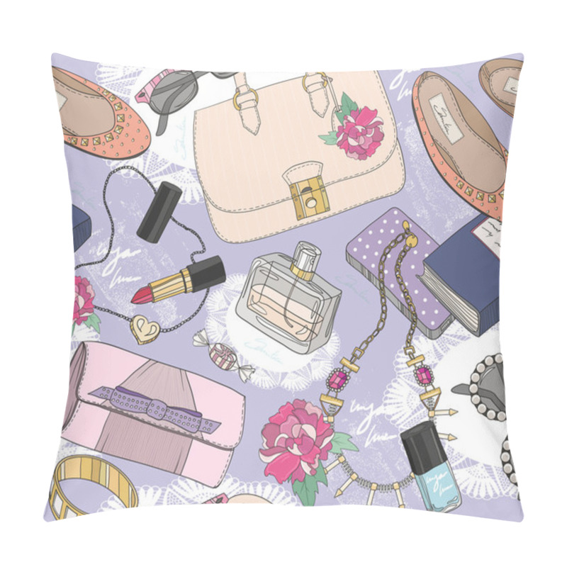 Personality  Cute Seamless Fashion Pattern For Girls Or Woman Pillow Covers