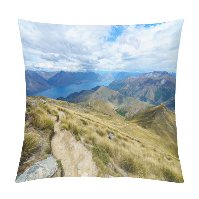 Personality  Hiking The Ben Lomond Track At Queenstown In New Zealand Pillow Covers