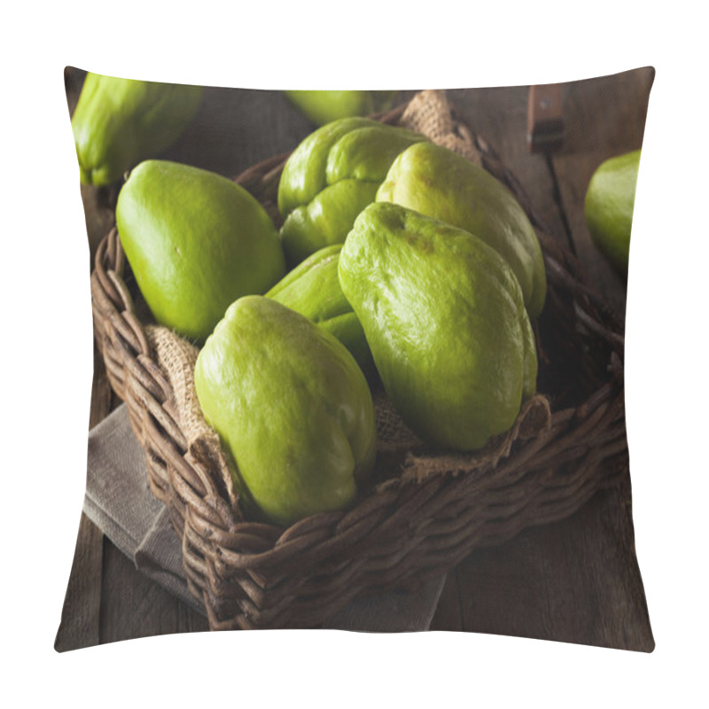 Personality  Raw Green Organic Chayote Pillow Covers