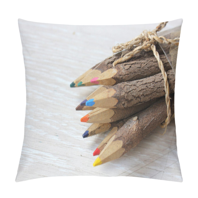 Personality  Wooden Pencils Pillow Covers