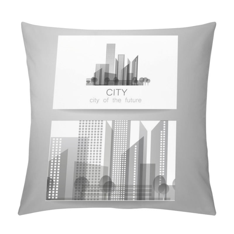 Personality  Eco City Logo Pillow Covers