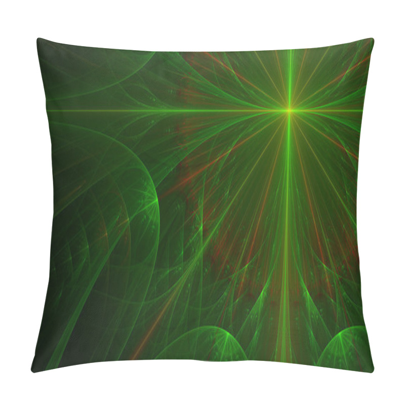 Personality  Abstract Fractal Background, Bokeh Pillow Covers