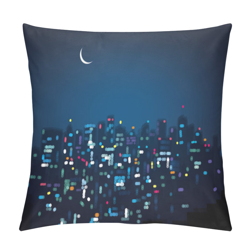 Personality  City Background. Pillow Covers