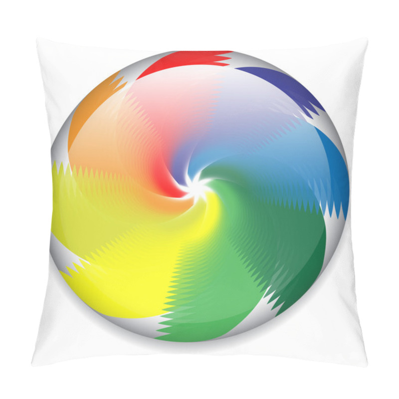 Personality  Spinning Candy, Wheel Pillow Covers