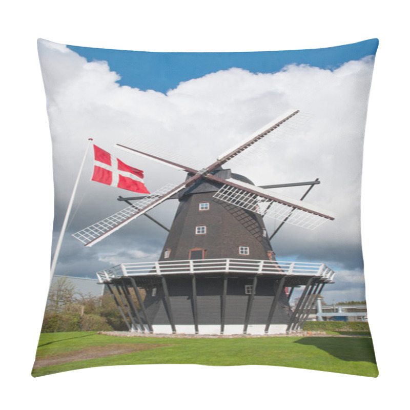 Personality  Ejegod Windmill In Nykoebing In Denmark Pillow Covers