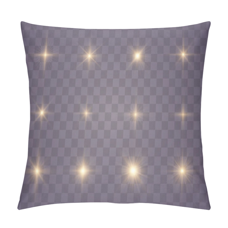 Personality  Set Of Glowing Stars. Pillow Covers