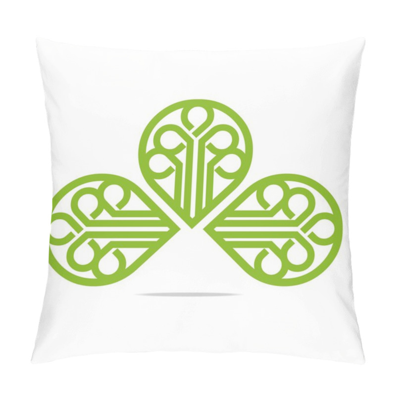 Personality  Logo Go Green Leaf Greening Symbol Icon Vector Pillow Covers