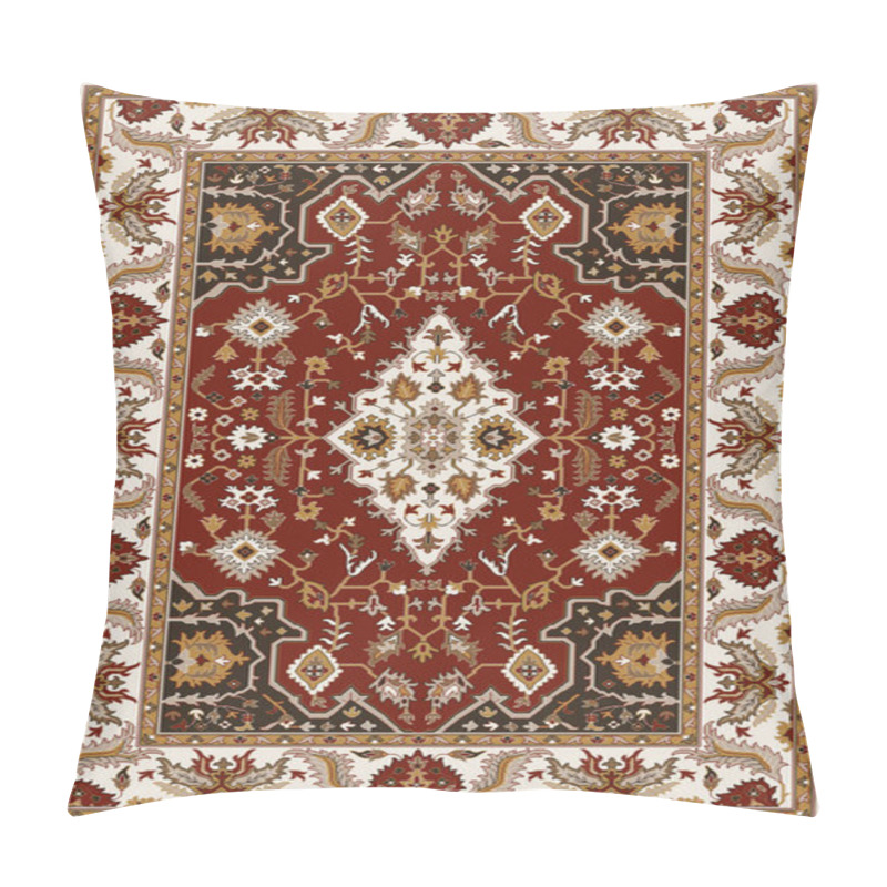 Personality  Carpet Bathmat And Rug Boho Style Ethnic Design Pattern With Distressed Woven Texture And Effect Pillow Covers