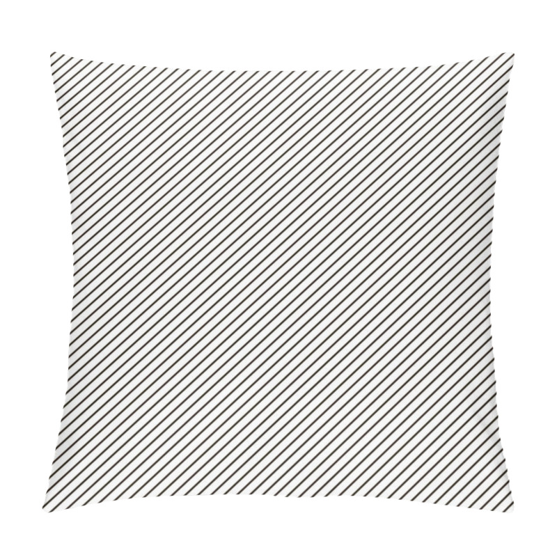 Personality  Seamless Pattern From Diagonal Lines. Endless Striped Background Pillow Covers