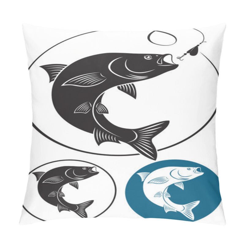 Personality  Chub Fish Pillow Covers