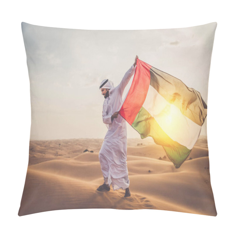 Personality  Arabian Man In Desert Pillow Covers