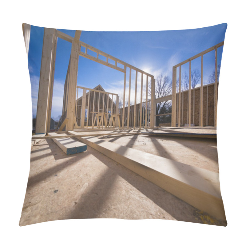 Personality  New House Framing Construction Pillow Covers