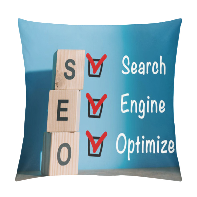 Personality  Alphabet Cubes With SEO - Search Engine Optimize Pillow Covers