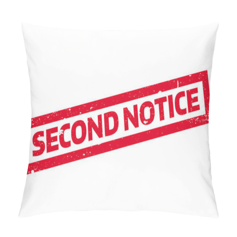 Personality  Second Notice Rubber Stamp Pillow Covers