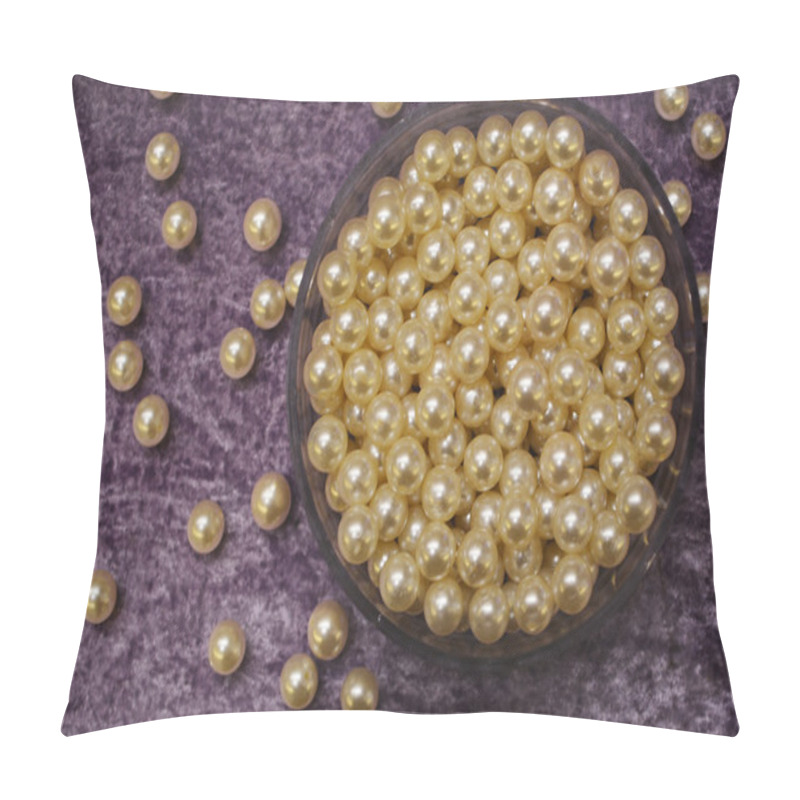 Personality  Lots Of Golden Beads Pillow Covers