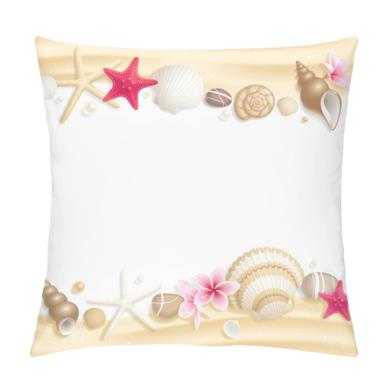 Personality  Seashell Frame Pillow Covers