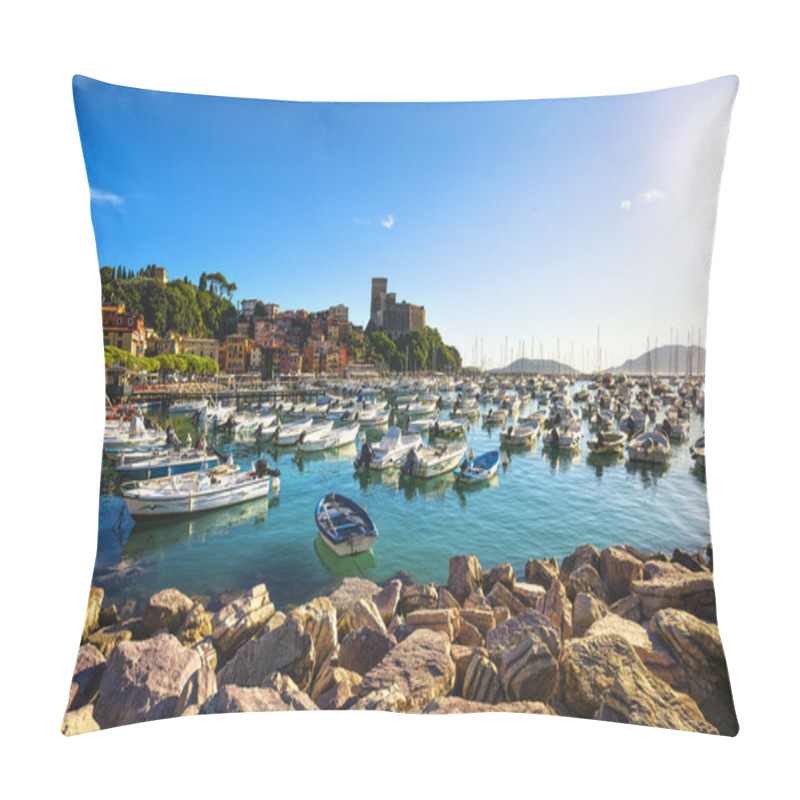 Personality  Lerici, Harbor And Village. Cinque Terre, Ligury Italy Pillow Covers