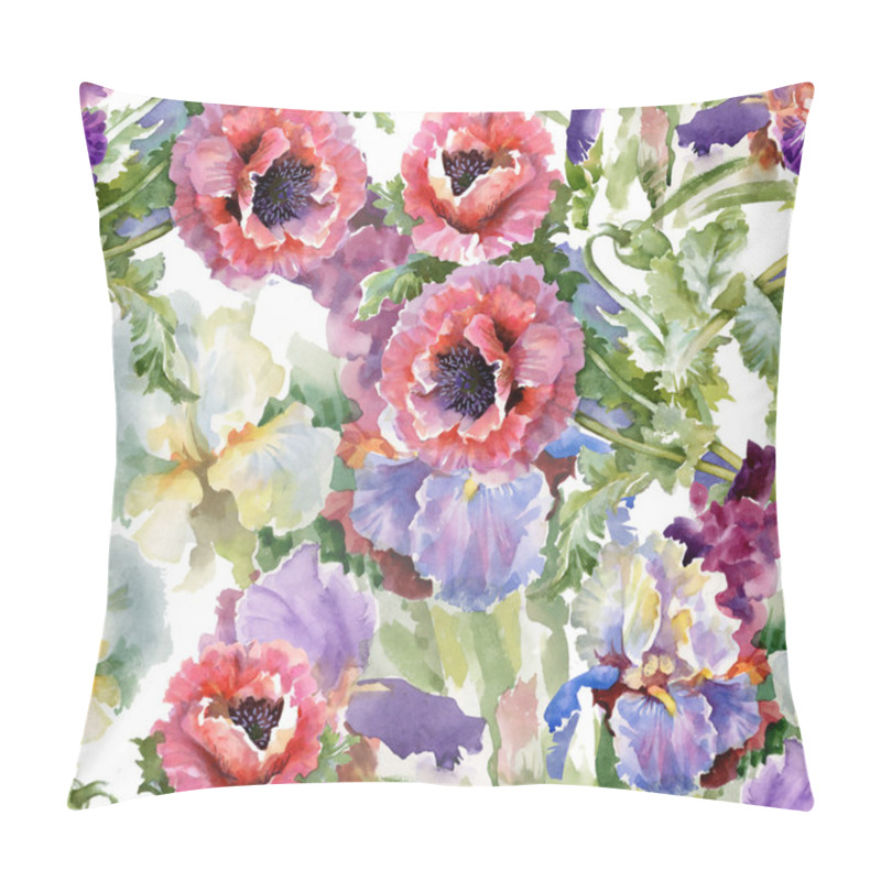 Personality  Blooming Poppy  Flowers Pillow Covers