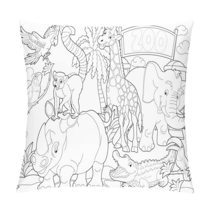 Personality  The Zoo Pillow Covers