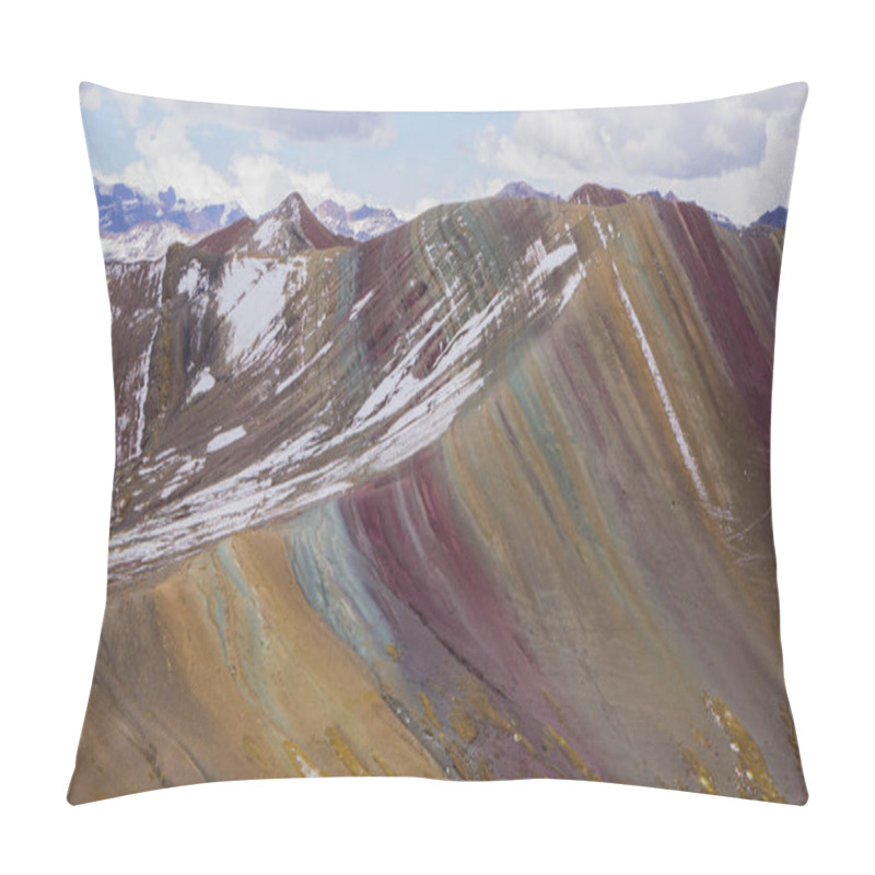 Personality  Red Valley Near The Rainbow Mountain In Palccoyo, Cusco, Peru Pillow Covers