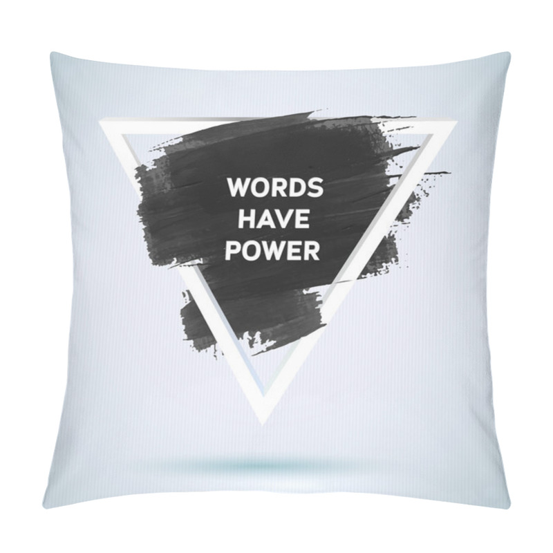 Personality  Motivation Triangle Poster Pillow Covers