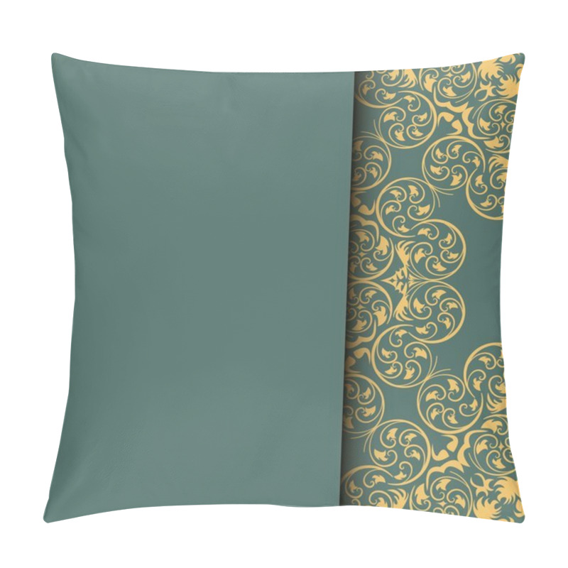 Personality  Ethnic Pattern. Abstract Greeting Card, Background With Flowers And Decorative Leaves. For Gifts, Decoration And Invitations For Your Design. With A Place For You Inscription. Pillow Covers