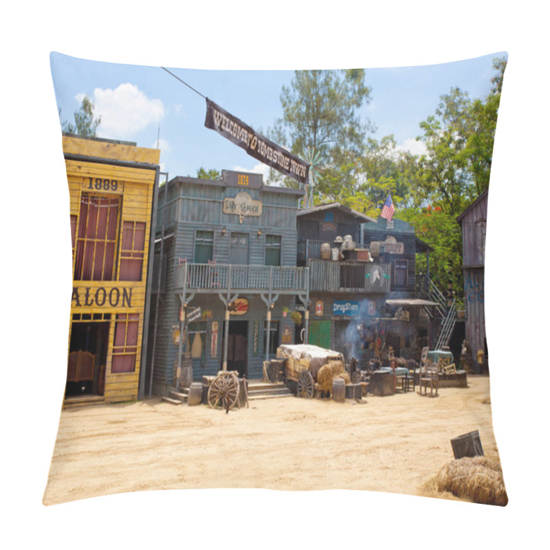 Personality  Wild West Town Style Pillow Covers