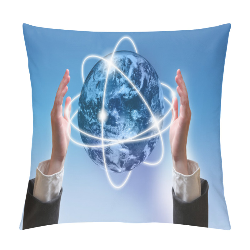 Personality  Word Cloud Technology, Background Concept Pillow Covers