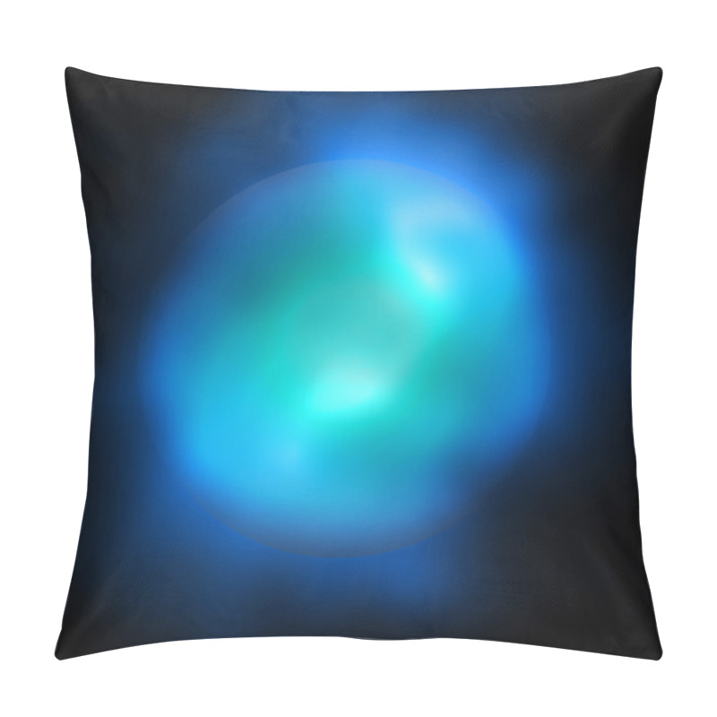 Personality  Abstract Nebula Ball Sphere Dark Background Pillow Covers