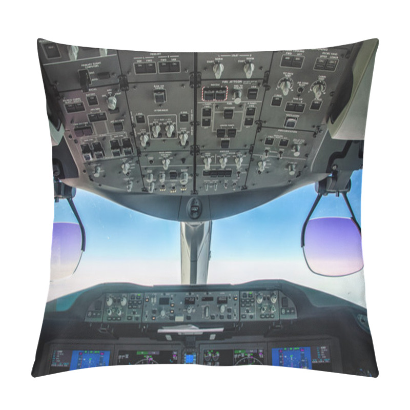 Personality  Dreamliner 787 Airplane Cockpit Pillow Covers