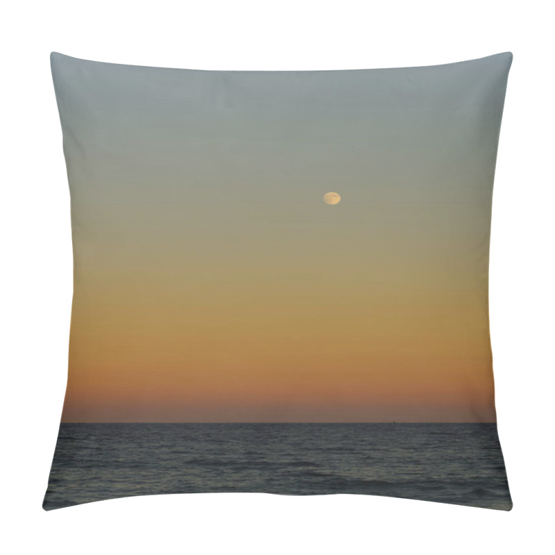 Personality  Moon Over Sea Pillow Covers