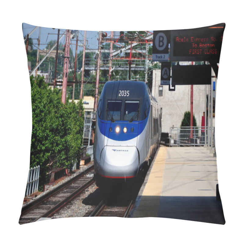 Personality  AMTRAK Acela Express Train Pillow Covers